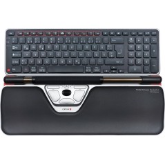 Contour RollerMouse Red Plus - Ergonomic Central Pointing Device in Black & Silver - Enhance Your Productivity!